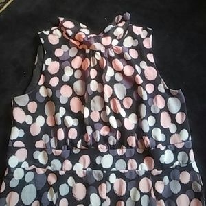 Voir Voir Sleeveless Skater Style Dress.